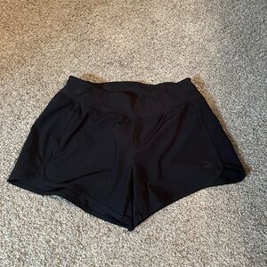 Reebok Women's Black Athletic Shorts